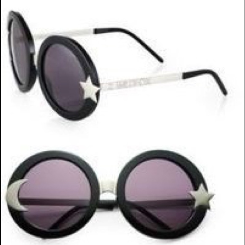 COPY - ISO WILDFOX LUNA SUNGLASSES BLACK STAR MOON ROUND CIRCLE MALIBU